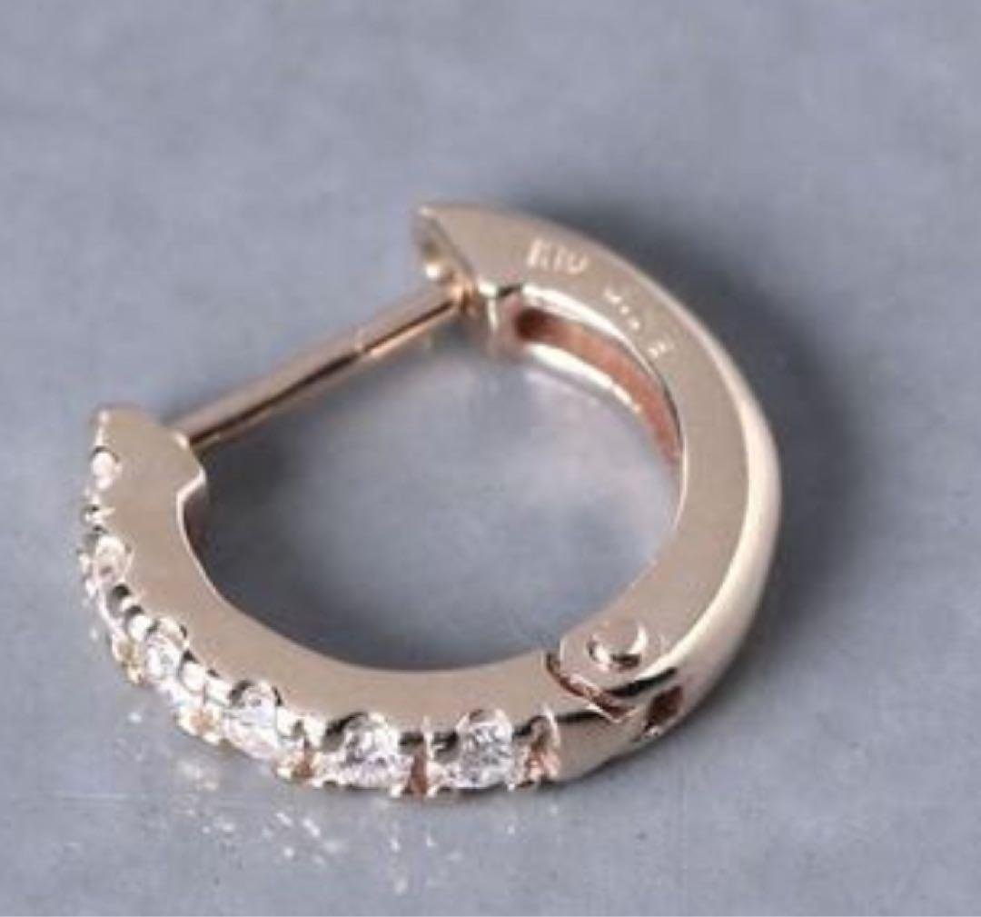 les bonbon ダイヤモンドピアス 片耳