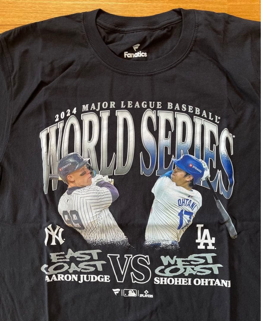 【現地購入・限定デザイン】“激レアWS記念”大谷&ジャッジ新品TシャツLサイズ