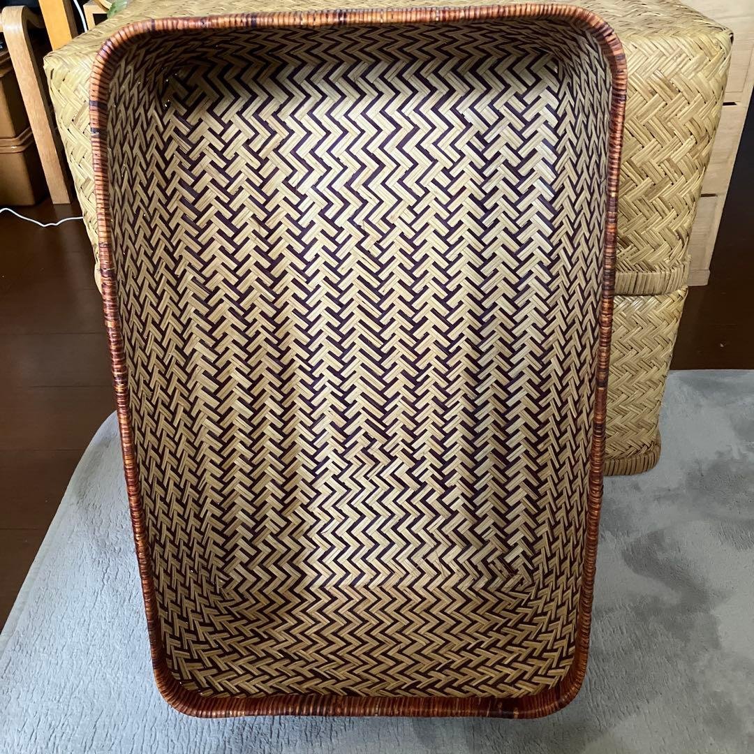 昭和レトロ 中サイズ 行李 クリーニング済み 超美品 ① ③セット