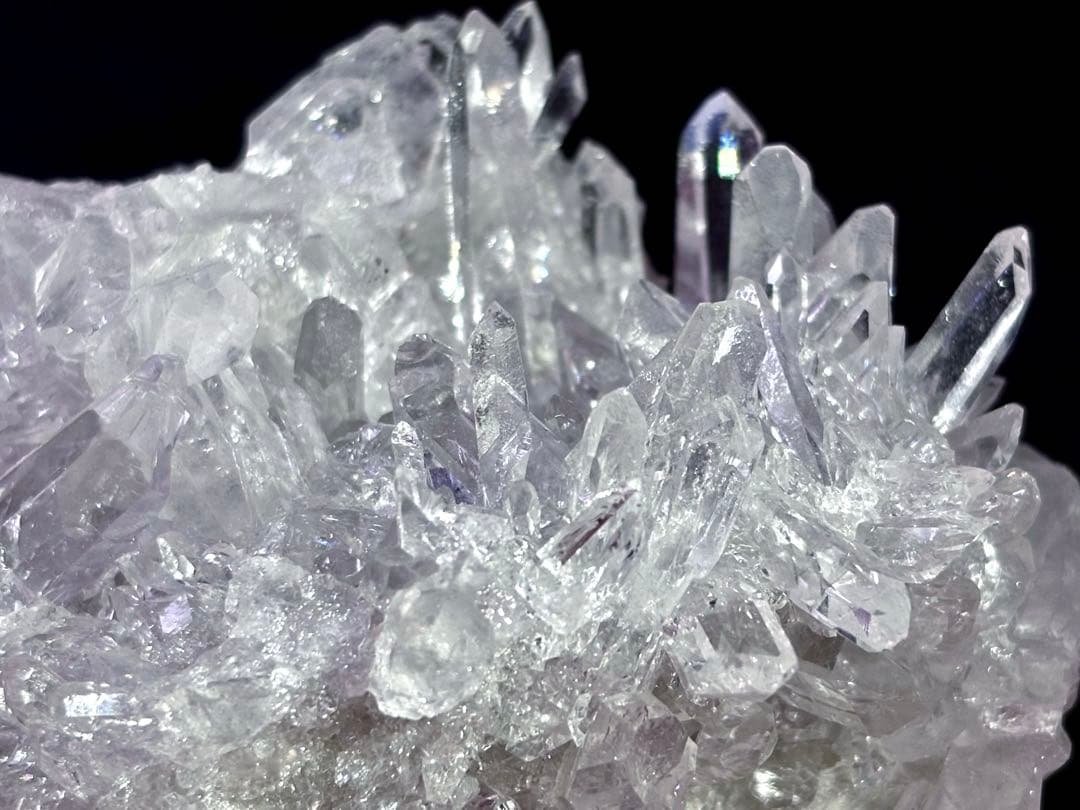 【希少】水晶 クラスター (ミナスジェライス州)原石 マーカサイトインクォーツ