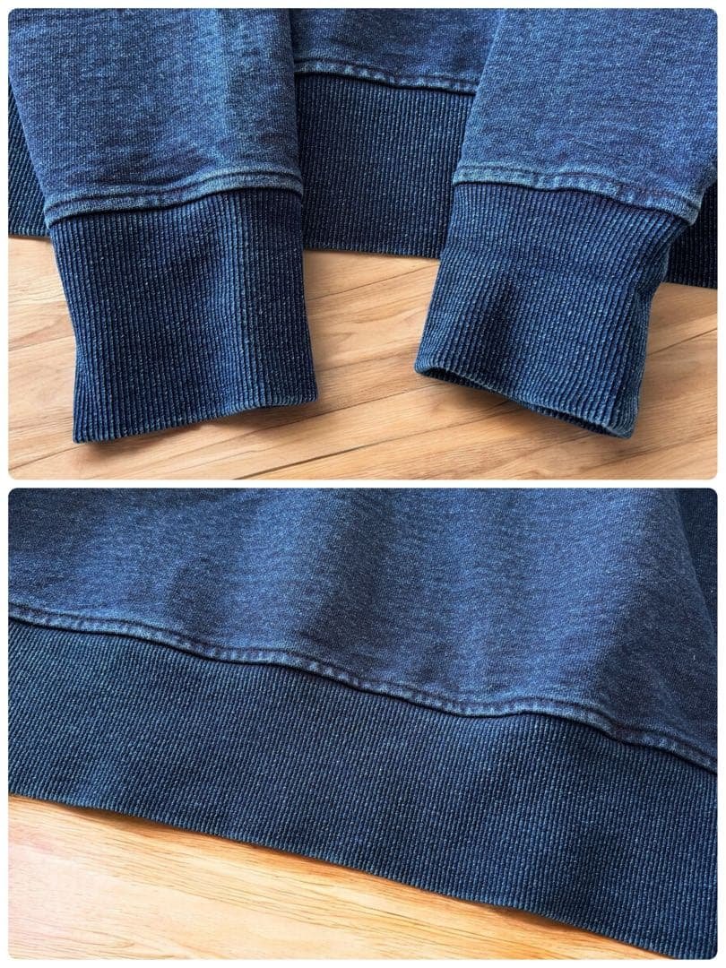 MOLTEMANI インディゴ スウェット M 15.5oz denim